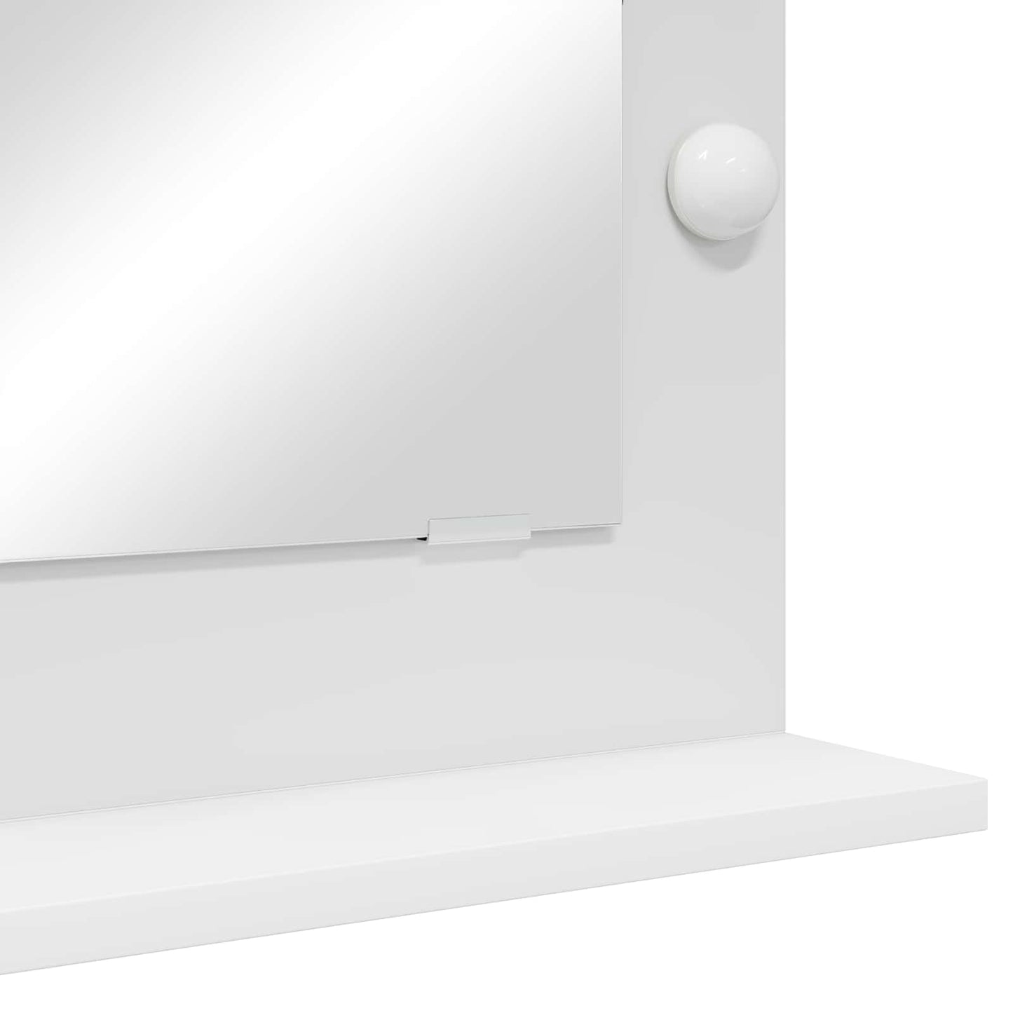 vidaXL Vanity Mirror White 70 x 50 x 18 cm Glass and Engineered wood