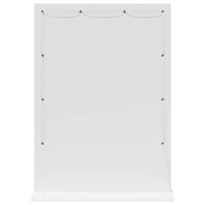 vidaXL Vanity Mirror White 70 x 50 x 18 cm Glass and Engineered wood