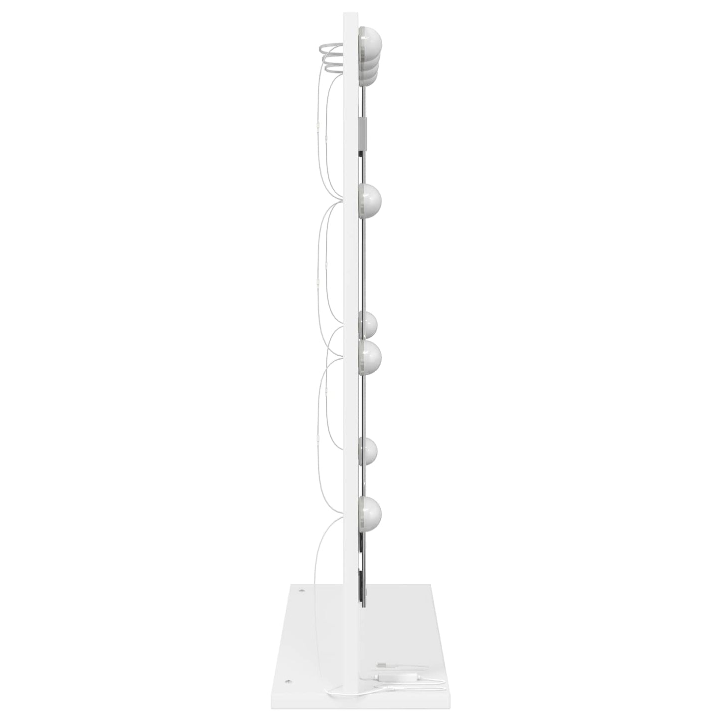 vidaXL Vanity Mirror White 70 x 50 x 18 cm Glass and Engineered wood