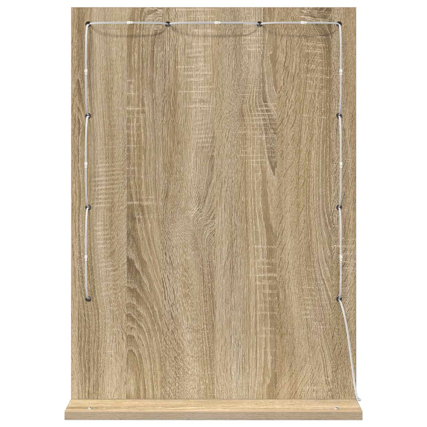 vidaXL Vanity Mirror Rectangular Sonoma Oak 70 x 50 x 18 cm