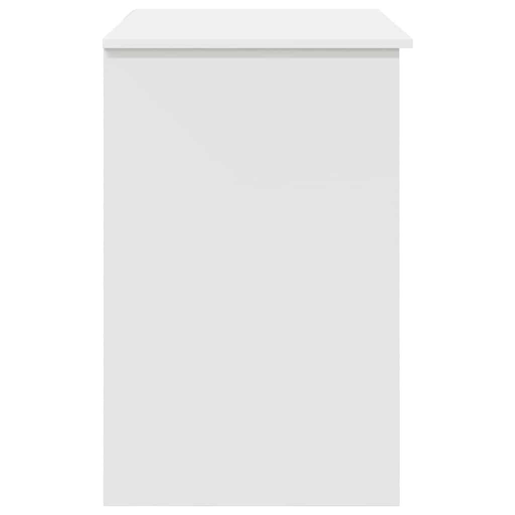 vidaXL Desk with Drawer White 90 x 49 x 75 cm Engineered Wood