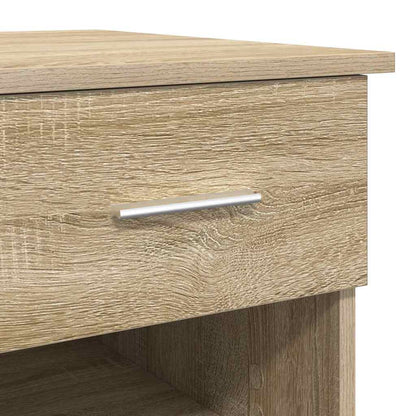 vidaXL Desk Sonoma Oak 90 x 49 x 75 cm Engineered Wood
