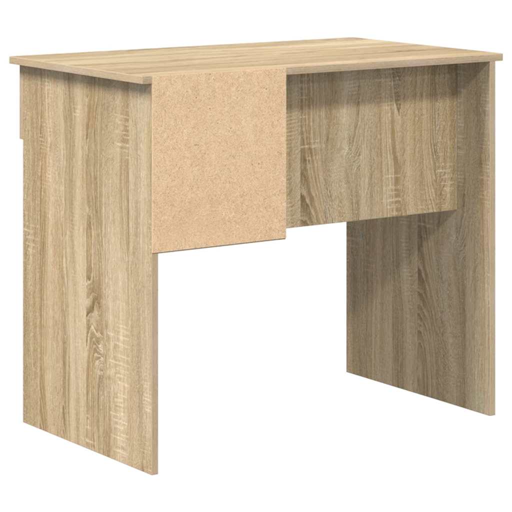 vidaXL Desk Sonoma Oak 90 x 49 x 75 cm Engineered Wood