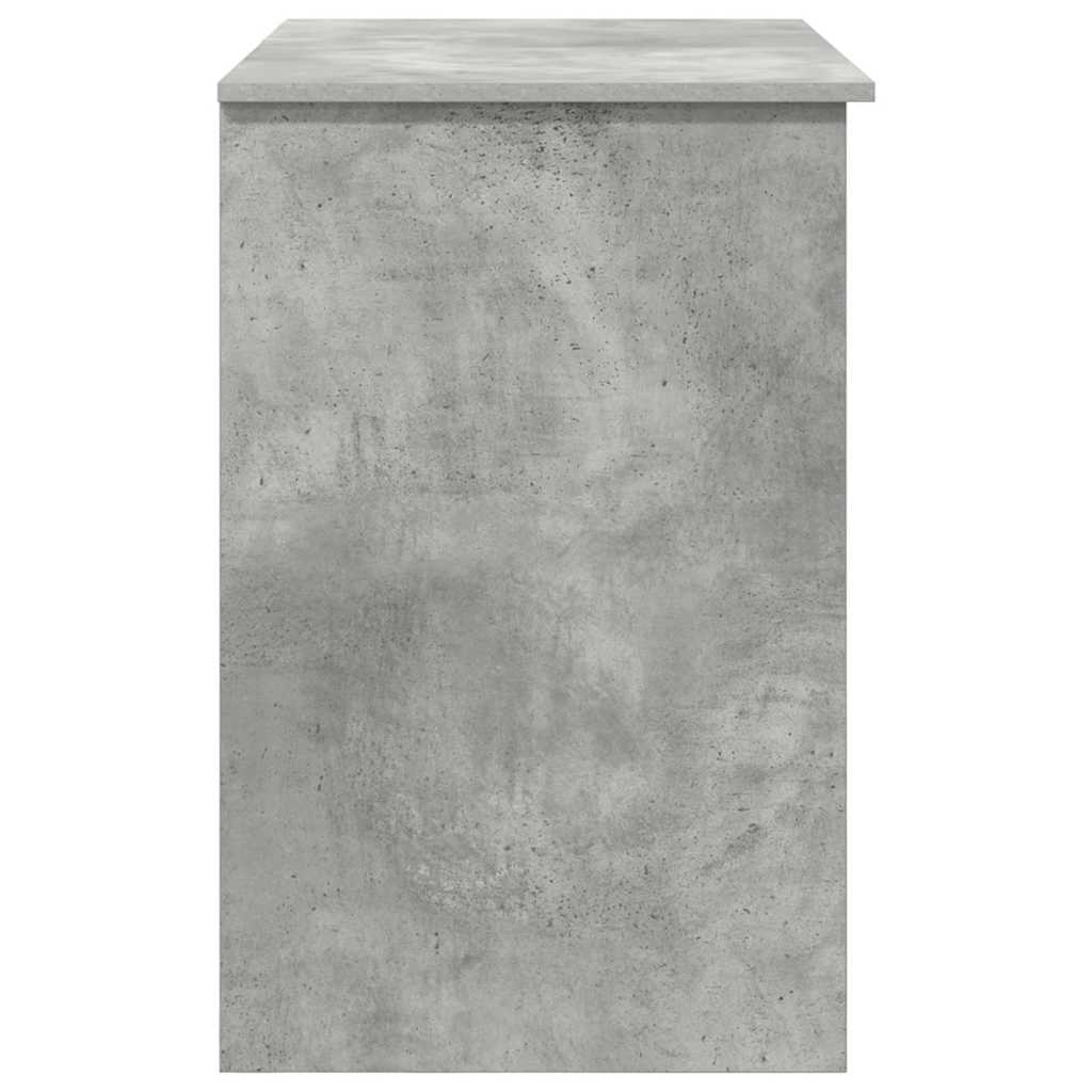 vidaXL Desk with Drawer Concrete Grey 90 x 49 x 75 cm Engineered Wood