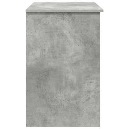 vidaXL Desk with Drawer Concrete Grey 90 x 49 x 75 cm Engineered Wood
