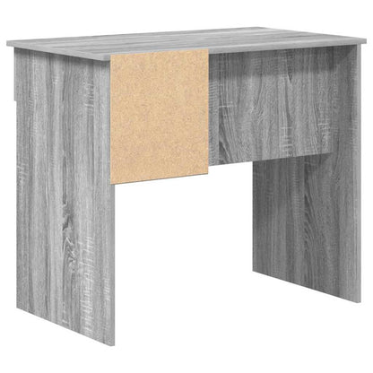 vidaXL Desk with Drawer Grey Sonoma 90 x 49 x 75 cm Engineered Wood