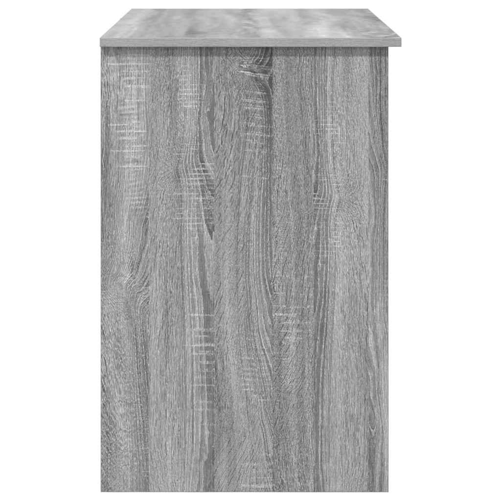 vidaXL Desk with Drawer Grey Sonoma 90 x 49 x 75 cm Engineered Wood