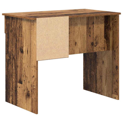 vidaXL Desk with Drawer Old Wood 90 x 49 x 75 cm Engineered Wood