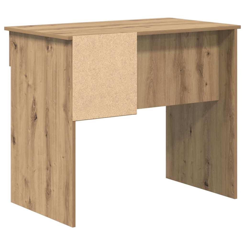 vidaXL Desk with Drawer Artisan Oak 90 x 49 x 75 cm Engineered Wood