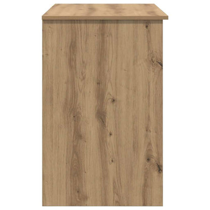 vidaXL Desk with Drawer Artisan Oak 90 x 49 x 75 cm Engineered Wood