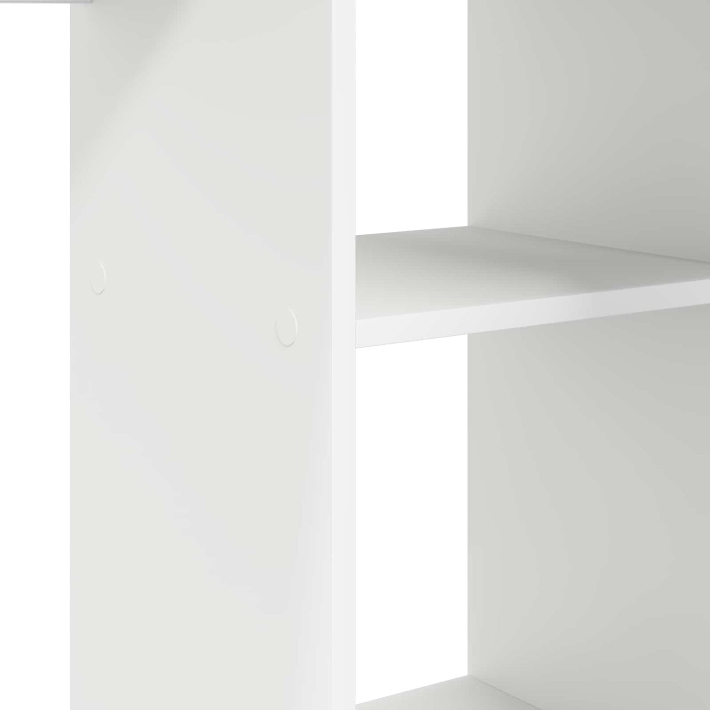 vidaXL Desk with Shelf White 142 x 102 x 73 cm Engineered Wood