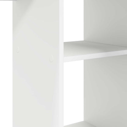 vidaXL Desk with Shelf White 142 x 102 x 73 cm Engineered Wood