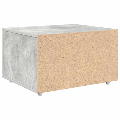 vidaXL Drawer Cabinet with Wheel Concrete Grey 55 x 45 x 31 cm
