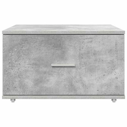 vidaXL Drawer Cabinet with Wheel Concrete Grey 55 x 45 x 31 cm