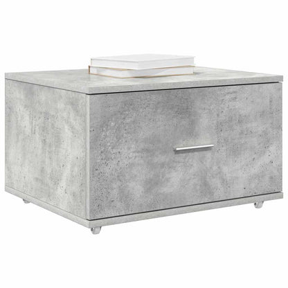 vidaXL Drawer Cabinet with Wheel Concrete Grey 55 x 45 x 31 cm
