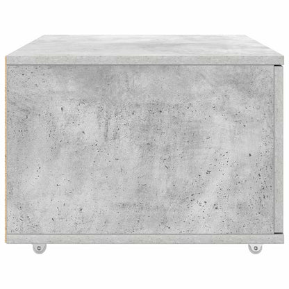 vidaXL Drawer Cabinet with Wheel Concrete Grey 55 x 45 x 31 cm