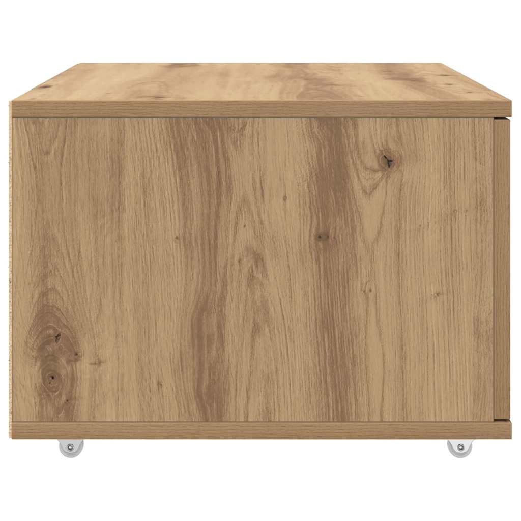 vidaXL Drawer Cabinet 55 x 45 x 31 cm Artisan Oak