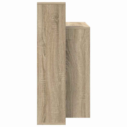 vidaXL Desk with Shelf Sonoma Oak 100 x 40 x 90 cm Engineered Wood