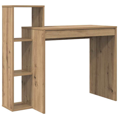 vidaXL Desk Artisan Oak Engineered Wood 100 x 40 x 90 cm