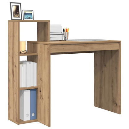 vidaXL Desk Artisan Oak Engineered Wood 100 x 40 x 90 cm