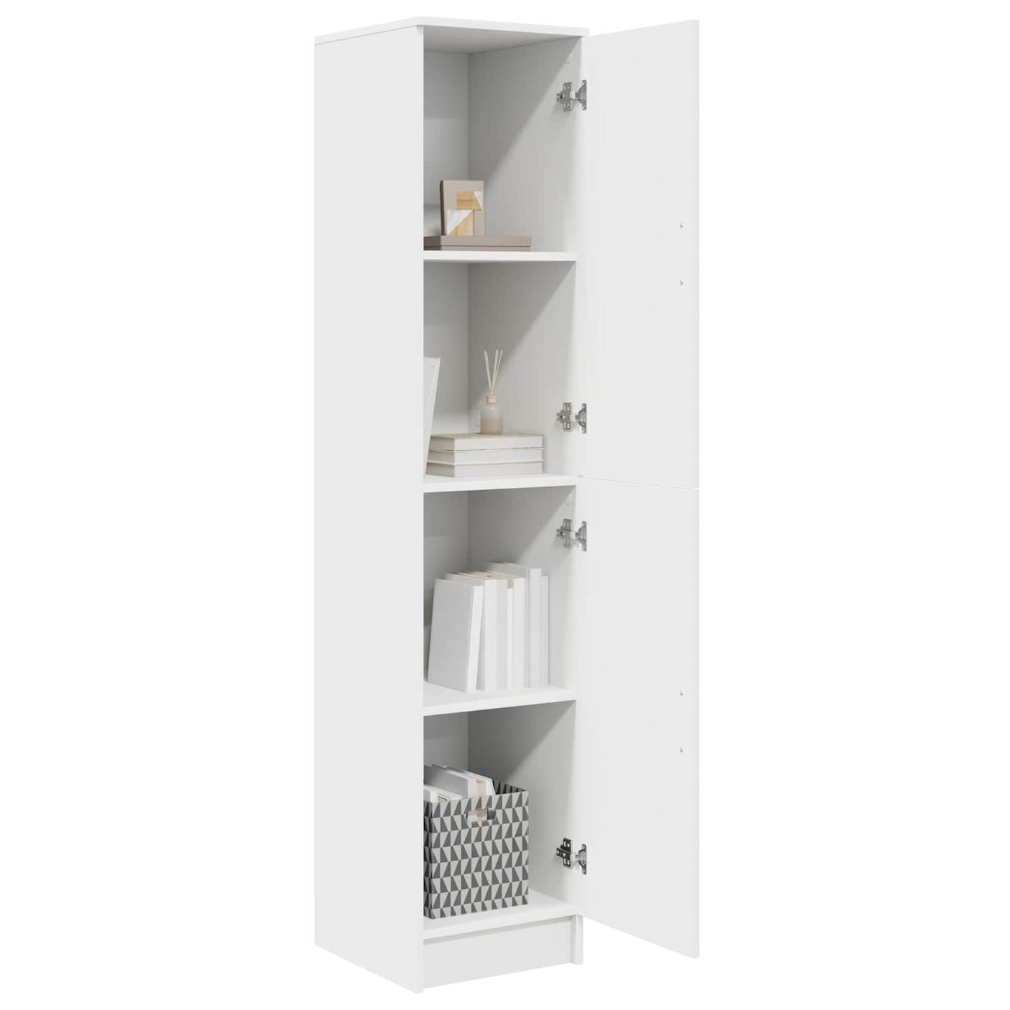 vidaXL Highboard White 35 x 39 x 168 cm