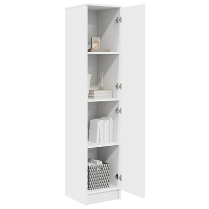 vidaXL Highboard White 35 x 39 x 168 cm