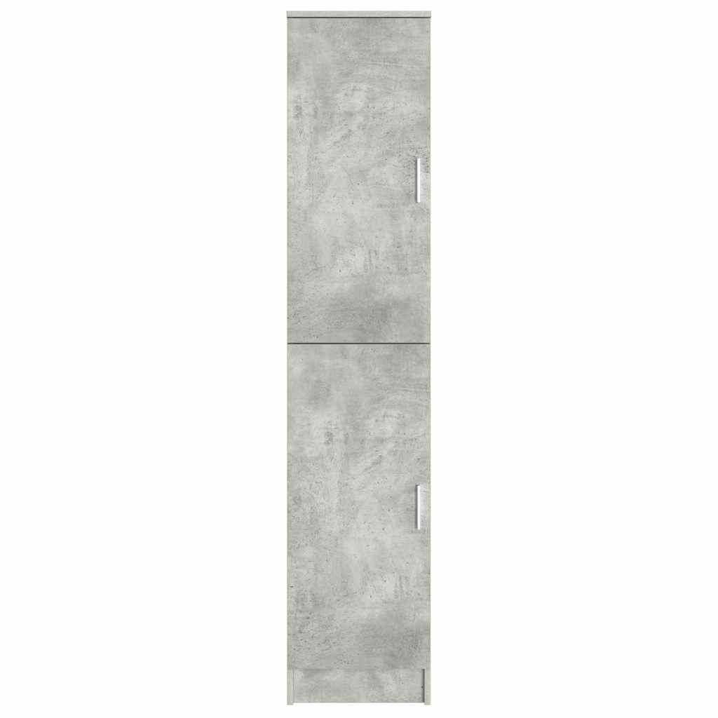 vidaXL Highboard Concrete Grey 35 x 39 x 168 cm