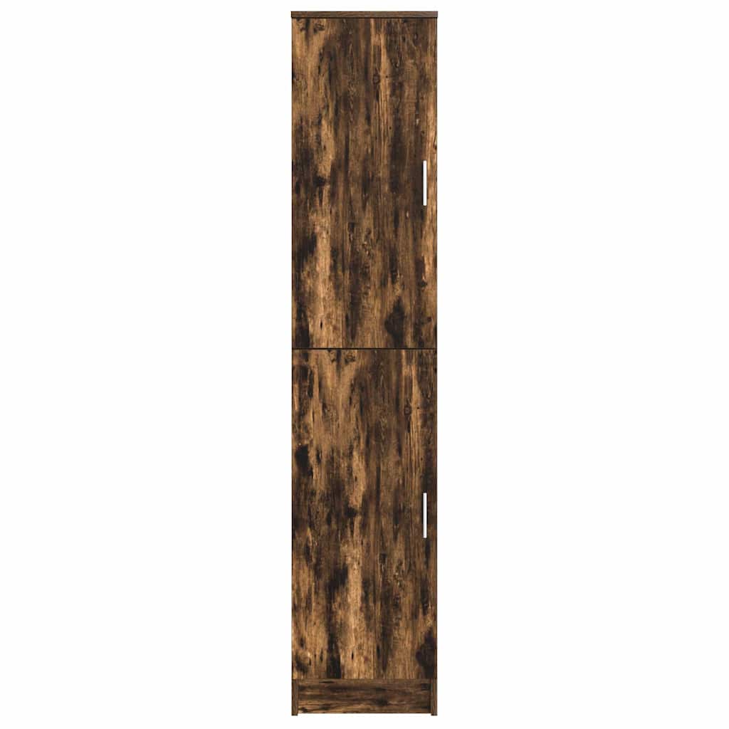 vidaXL Highboard Smoked Oak 35 x 39 x 168 cm