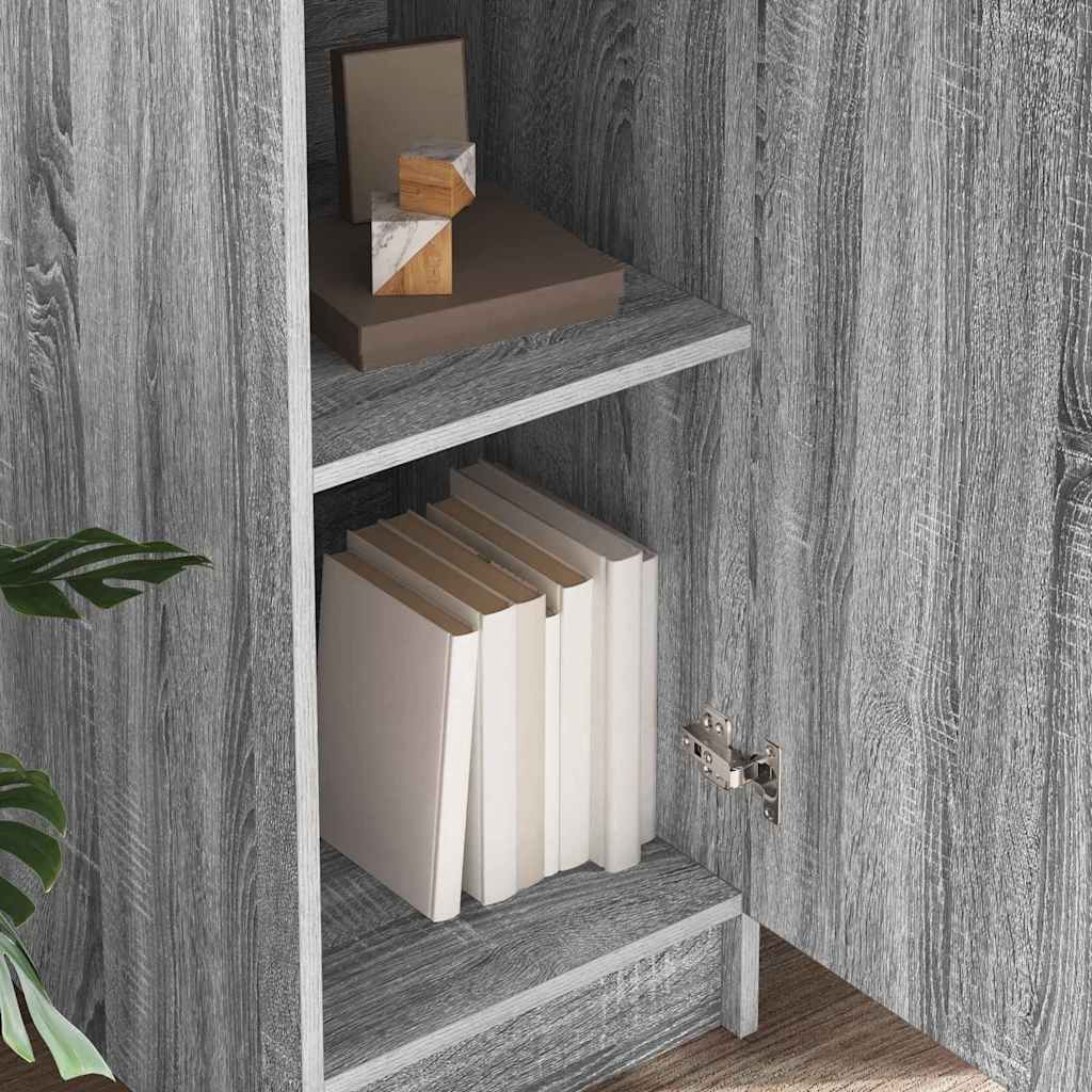vidaXL Highboard Grey Sonoma 35 x 39 x 168 cm