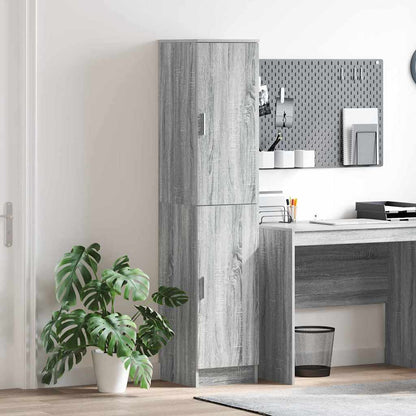 vidaXL Highboard Grey Sonoma 35 x 39 x 168 cm