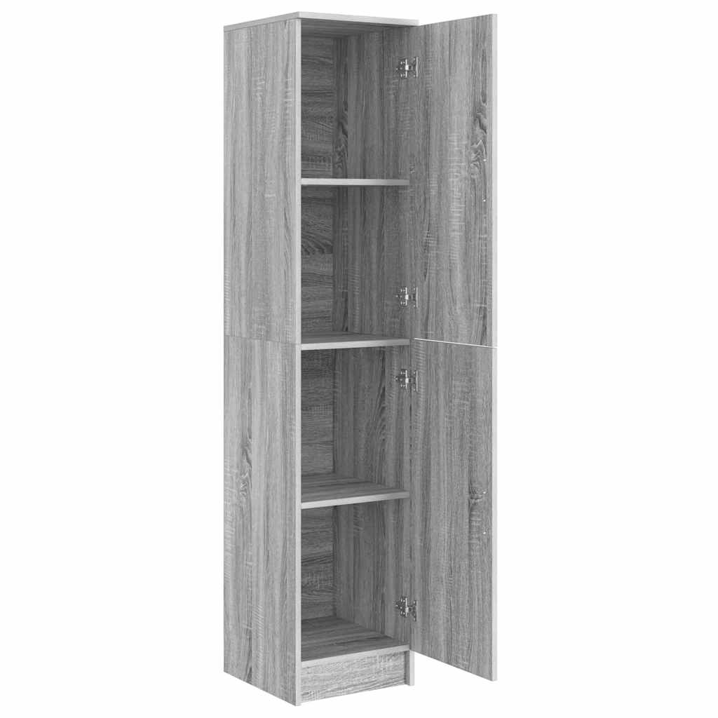 vidaXL Highboard Grey Sonoma 35 x 39 x 168 cm