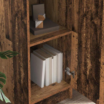 vidaXL Highboard Old Wood 35 x 39 x 168 cm