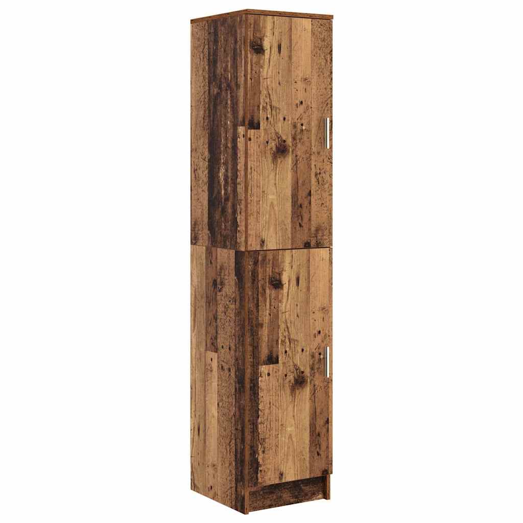 vidaXL Highboard Old Wood 35 x 39 x 168 cm