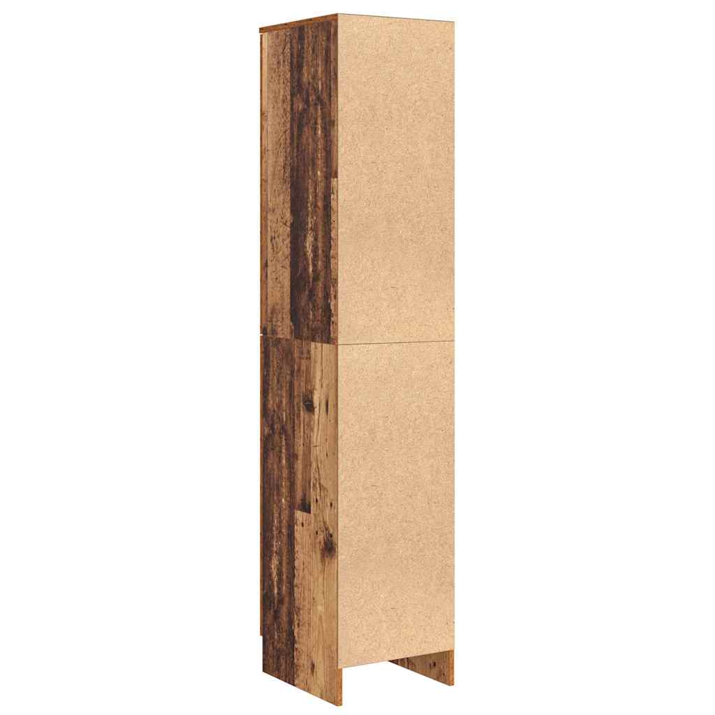 vidaXL Highboard Old Wood 35 x 39 x 168 cm