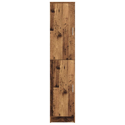 vidaXL Highboard Old Wood 35 x 39 x 168 cm