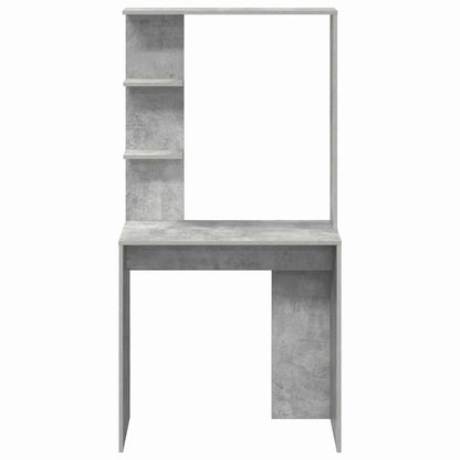 vidaXL Desk Concrete Grey 78.5 x 37 x 154.5 cm Engineered Wood