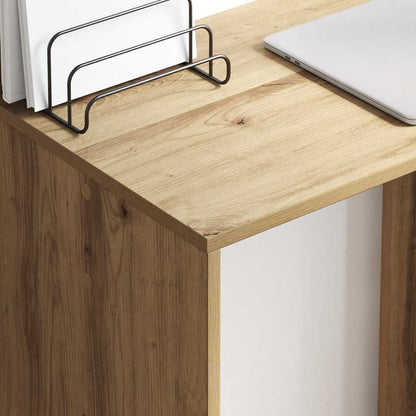 vidaXL Desk Artisan Oak 78.5 x 37 x 154.5 cm Engineered Wood
