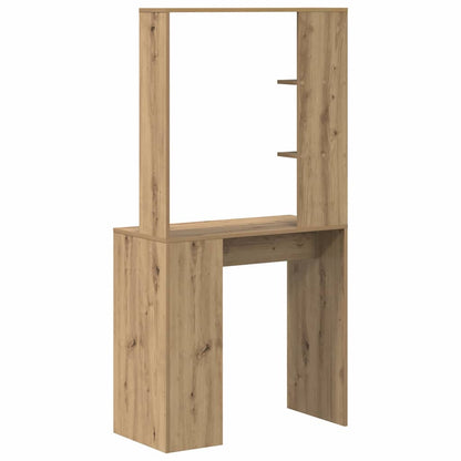 vidaXL Desk Artisan Oak 78.5 x 37 x 154.5 cm Engineered Wood