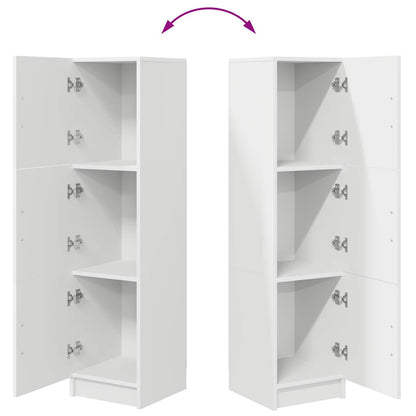 vidaXL Highboard White 31.5 x 32 x 122.5 cm