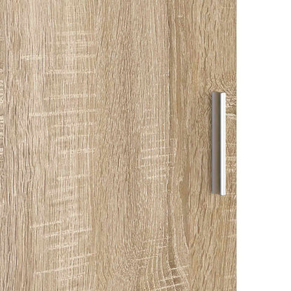 vidaXL Highboard Sonoma Oak 31.5 x 32 x 122.5 cm
