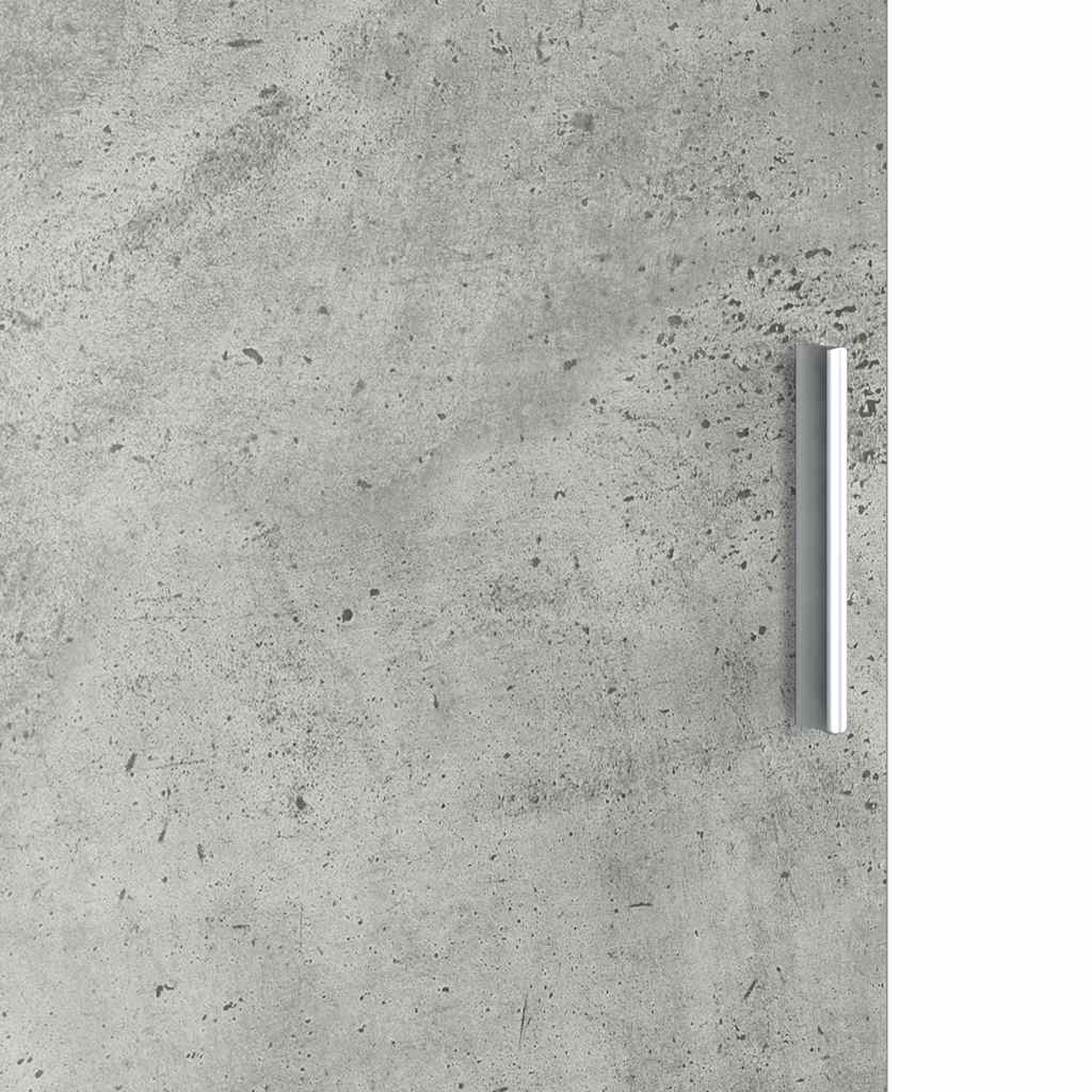 vidaXL Highboard Concrete Grey 31.5 x 32 x 122.5 cm
