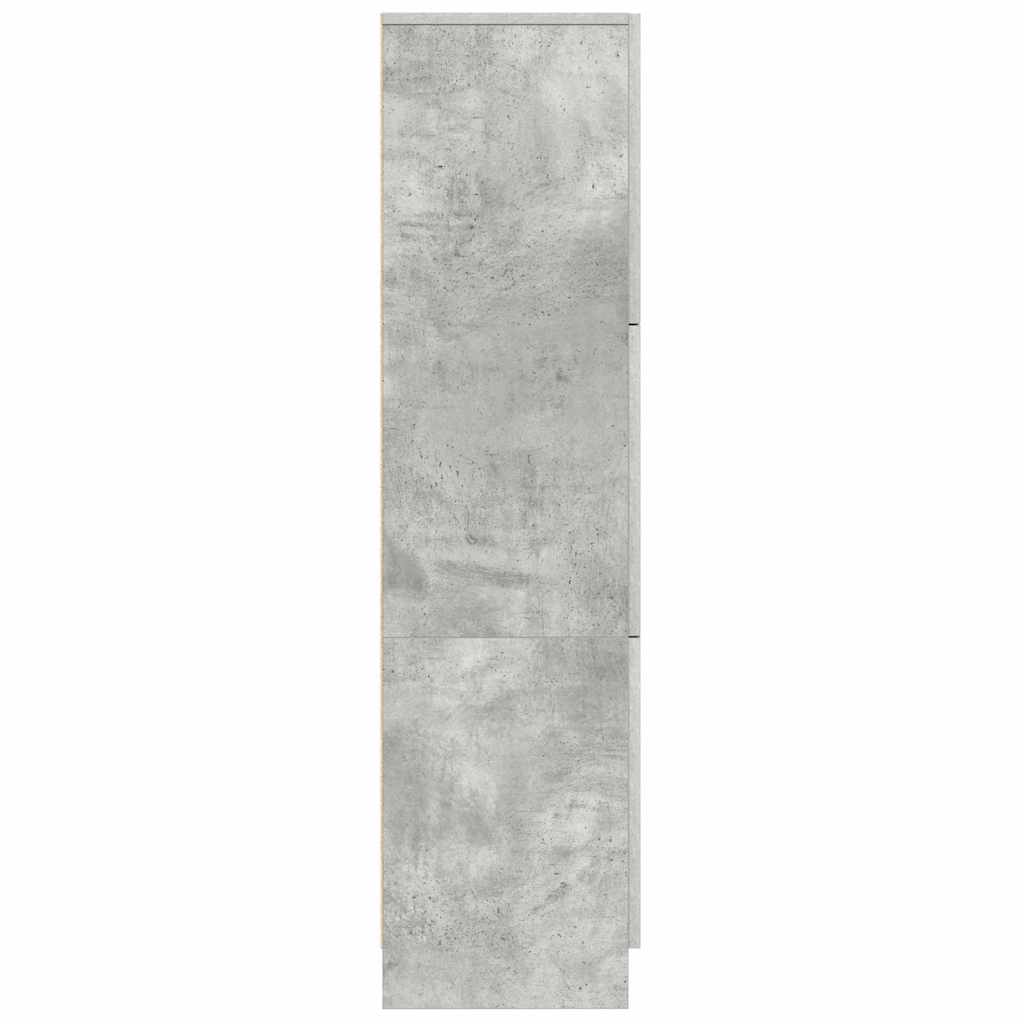 vidaXL Highboard Concrete Grey 31.5 x 32 x 122.5 cm
