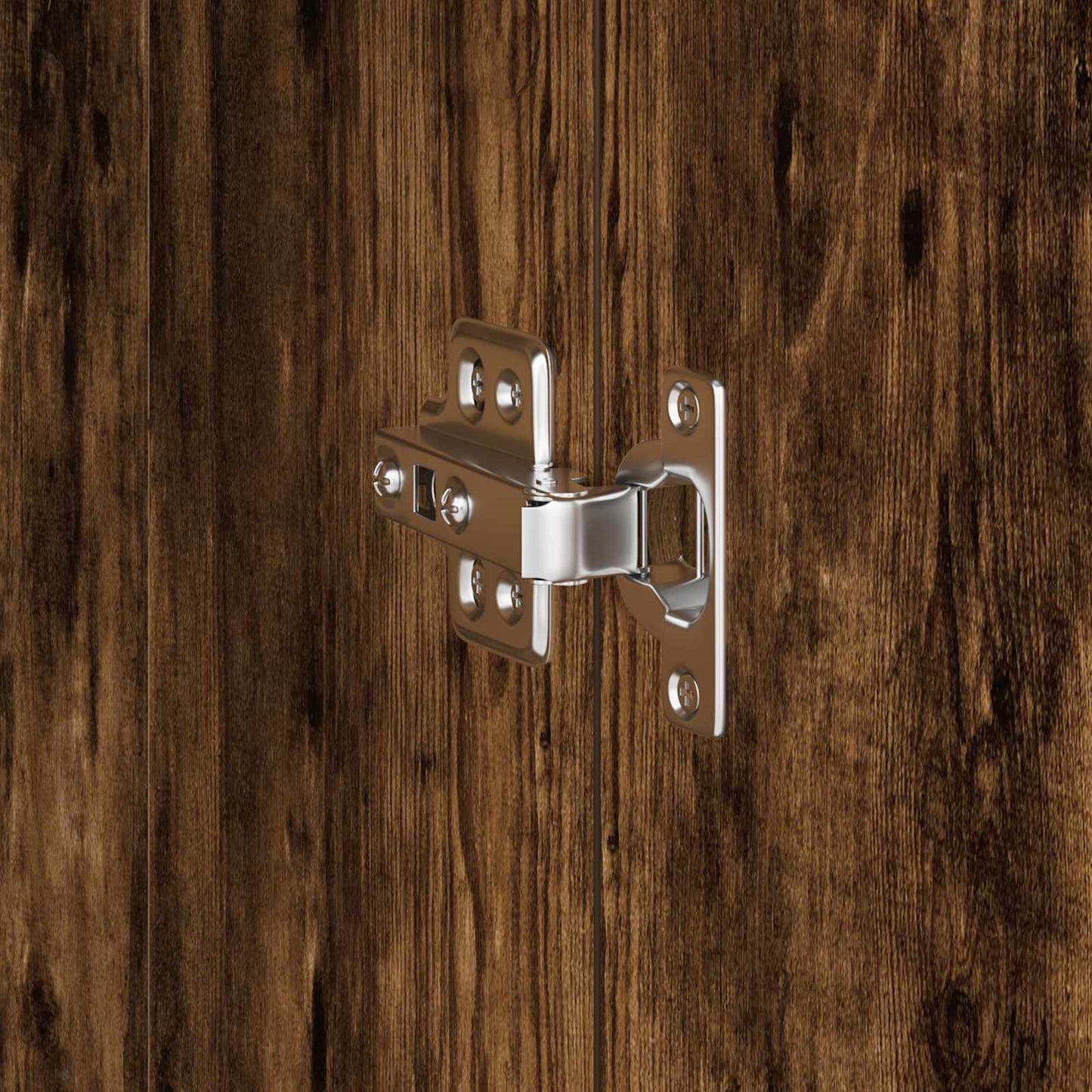 vidaXL Highboard Smoked Oak 31.5 x 32 x 122.5 cm
