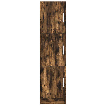 vidaXL Highboard Smoked Oak 31.5 x 32 x 122.5 cm