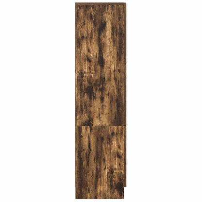 vidaXL Highboard Smoked Oak 31.5 x 32 x 122.5 cm