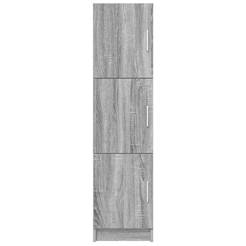 vidaXL Highboard Grey Sonoma 31.5 x 32 x 122.5 cm