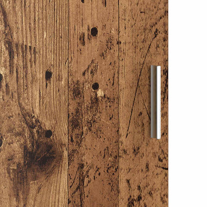 vidaXL Highboard Old Wood 31.5 x 32 x 122.5 cm