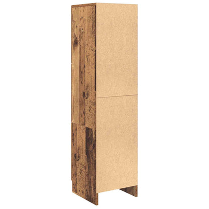 vidaXL Highboard Old Wood 31.5 x 32 x 122.5 cm