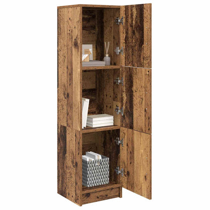 vidaXL Highboard Old Wood 31.5 x 32 x 122.5 cm