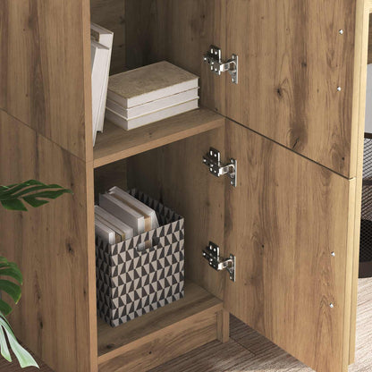vidaXL Highboard Artisan Oak 31.5 x 32 x 122.5 cm